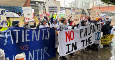 ‘Hands Off Our NHS’: Anti-Palantir Protests Break Out in UK Over Deal With National Health Service